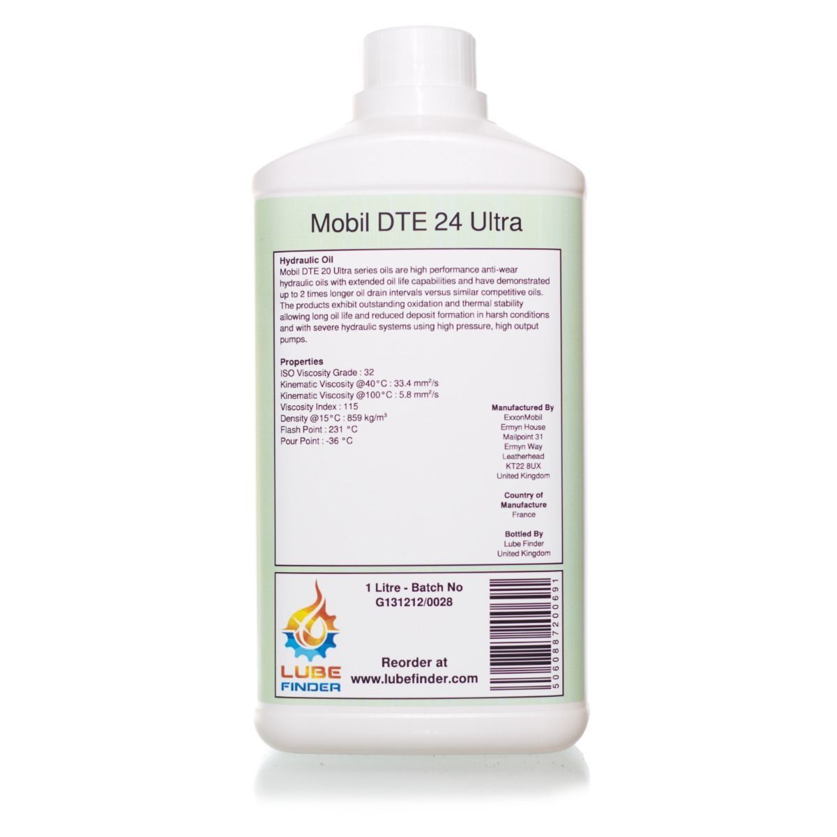 1L Mobil Limited price DTE 24 2021 model Ultra Oil 32 VG ISO Hydraulic